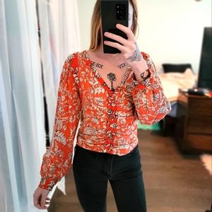 NWT Free People Boho Blouse